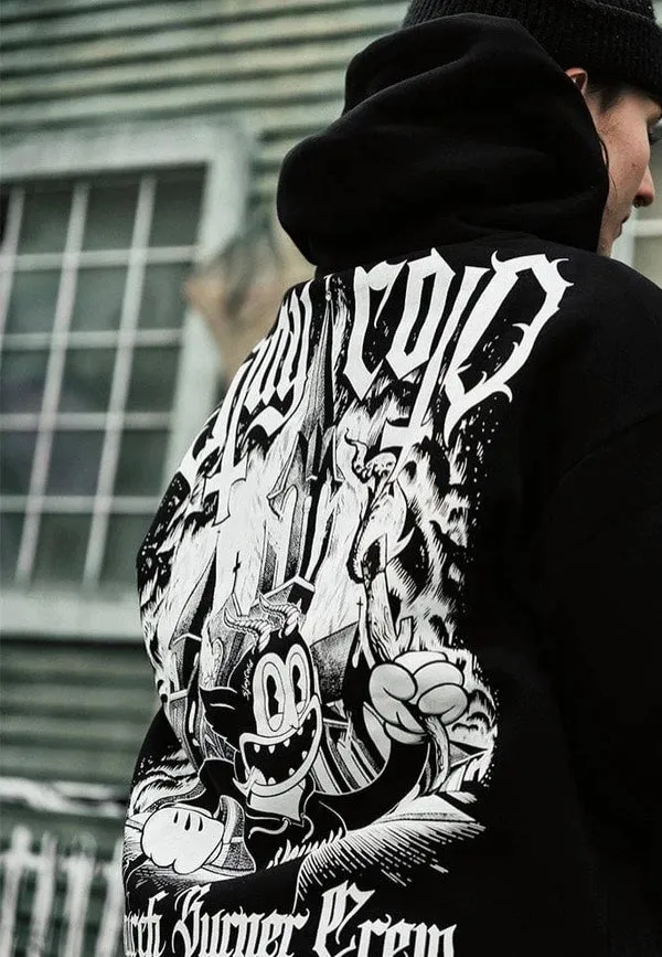 Church Burner Crew Black Hoodie schwarz Unisex