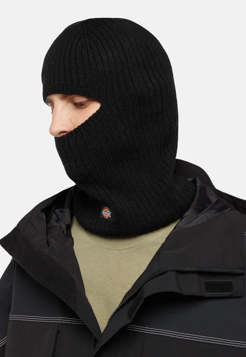 Dickies Rib Black Sturmhaube Schwarz Onesize Strick