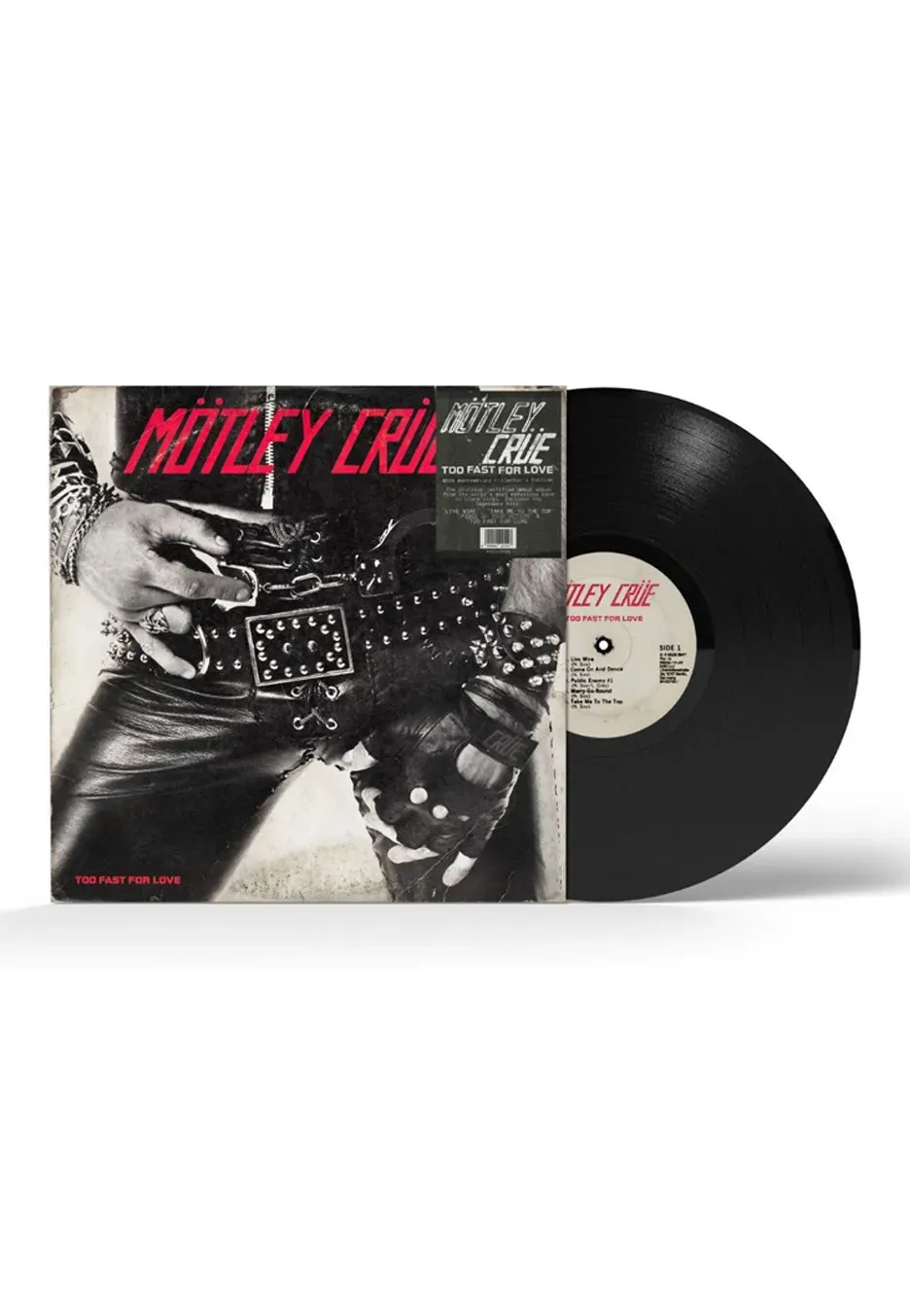 Mötley Crüe Too Fast For Love 45th Anniversary Vinyl schwarz Remaster