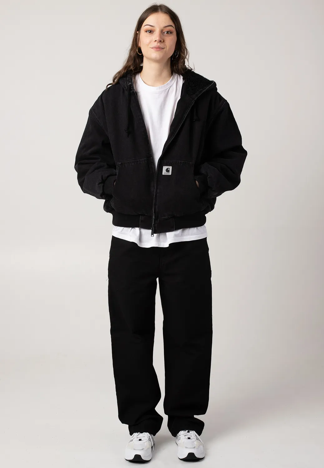 Impericon OG Active Stone Washed Jeansjacke schwarz