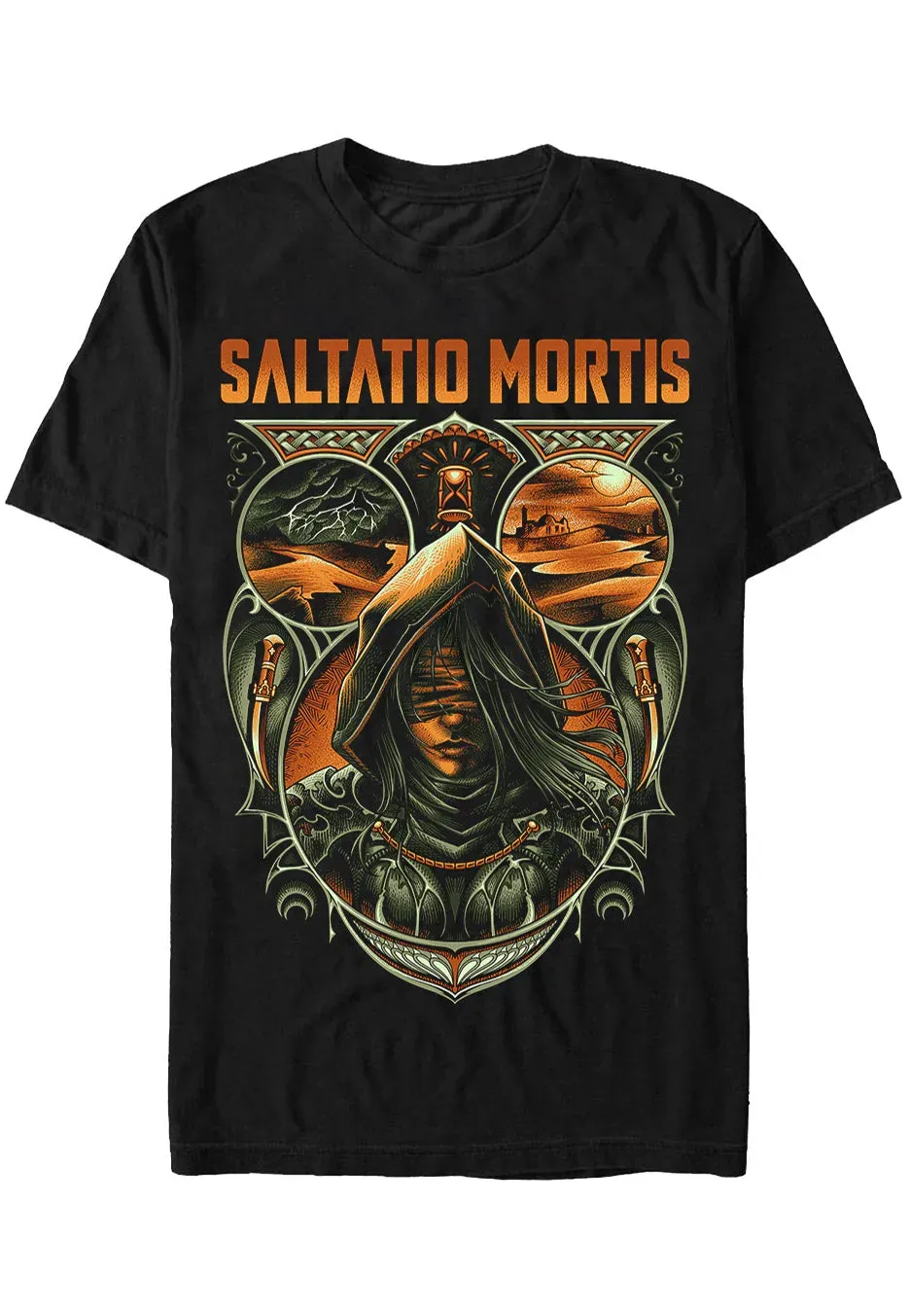 Impericon Herz Eines Kriegers T-Shirt Schwarz Kurzarm