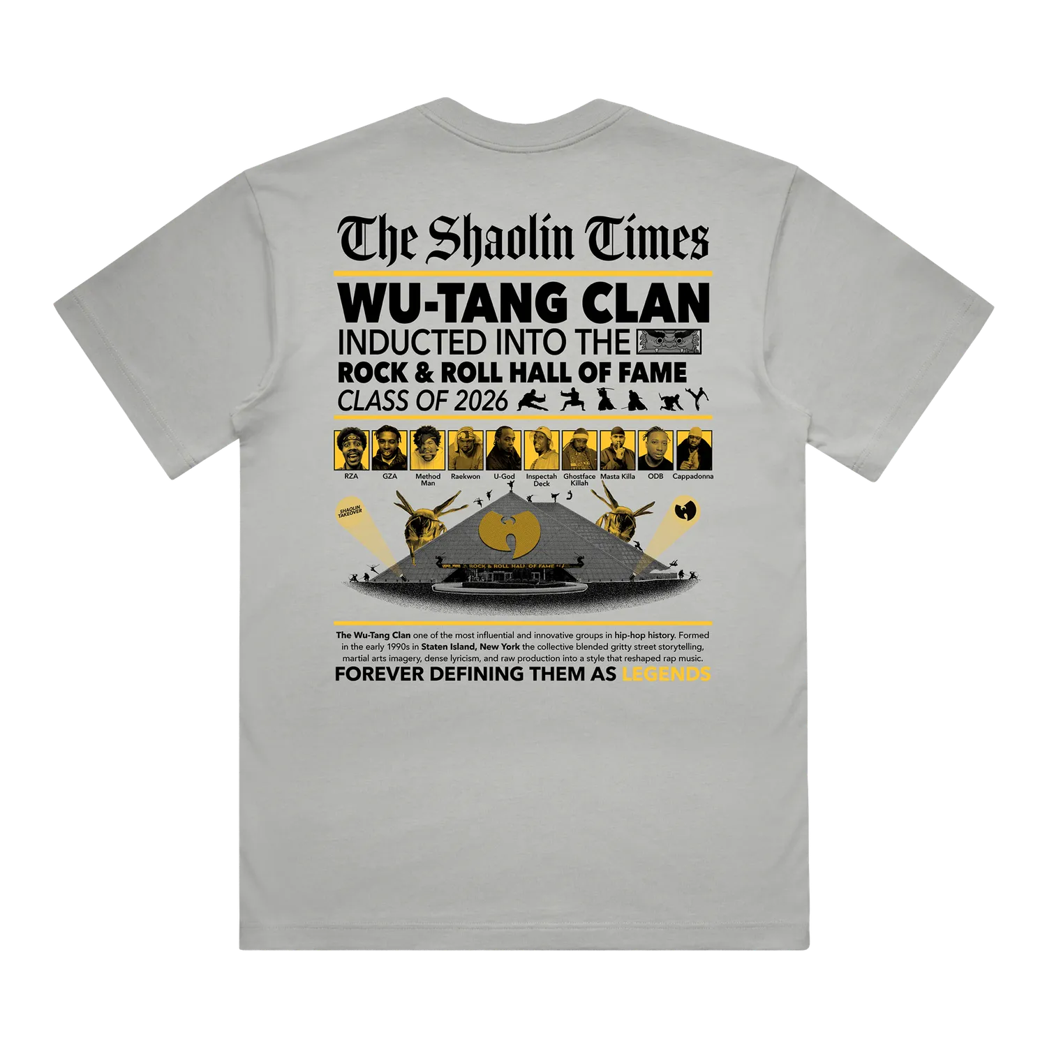 Wu-Tang Killa Bee Takeover T-Shirt Hall of Fame Edition