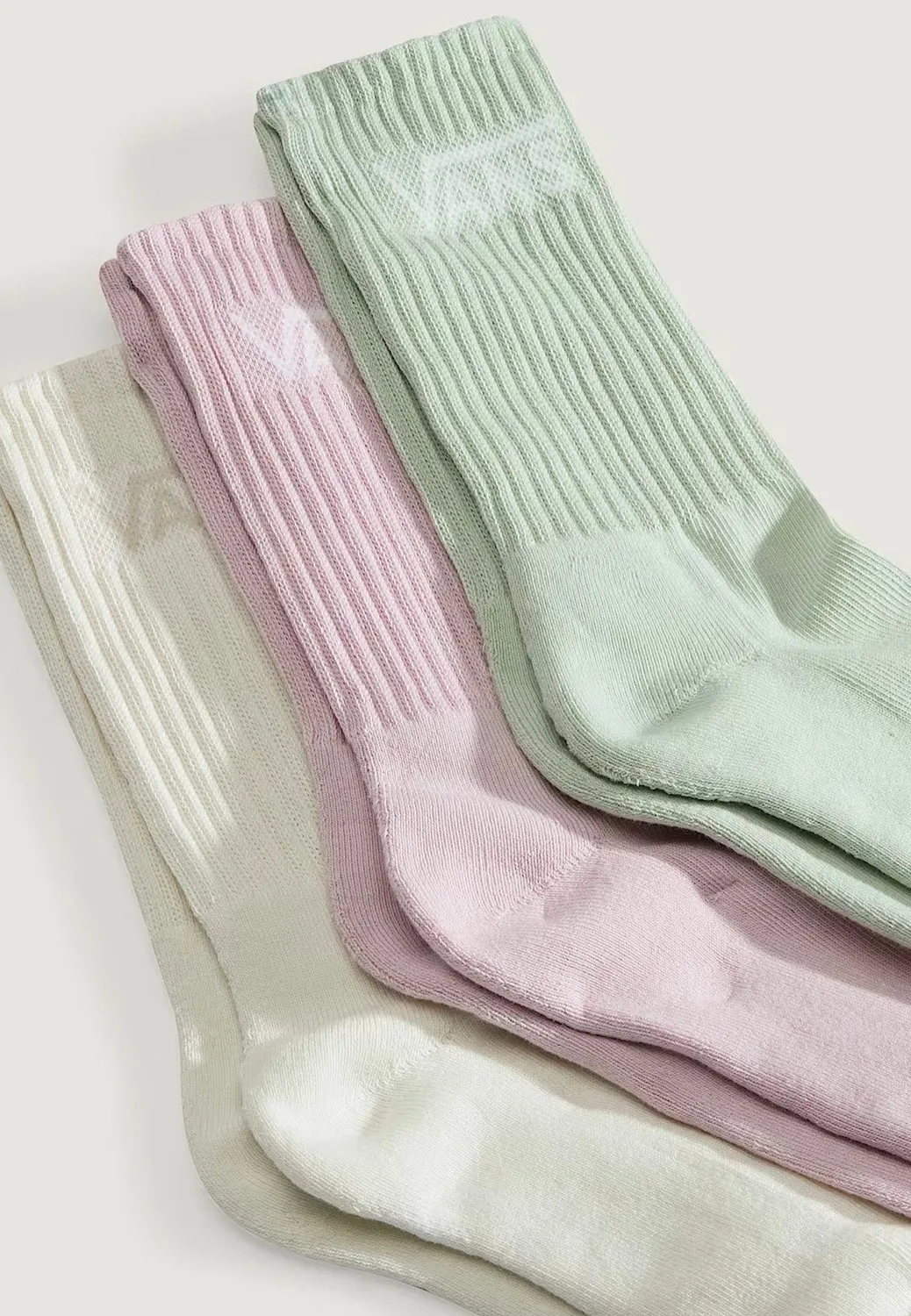 Impericon Classic Crew Socken 3er-Pack marshmallow beige