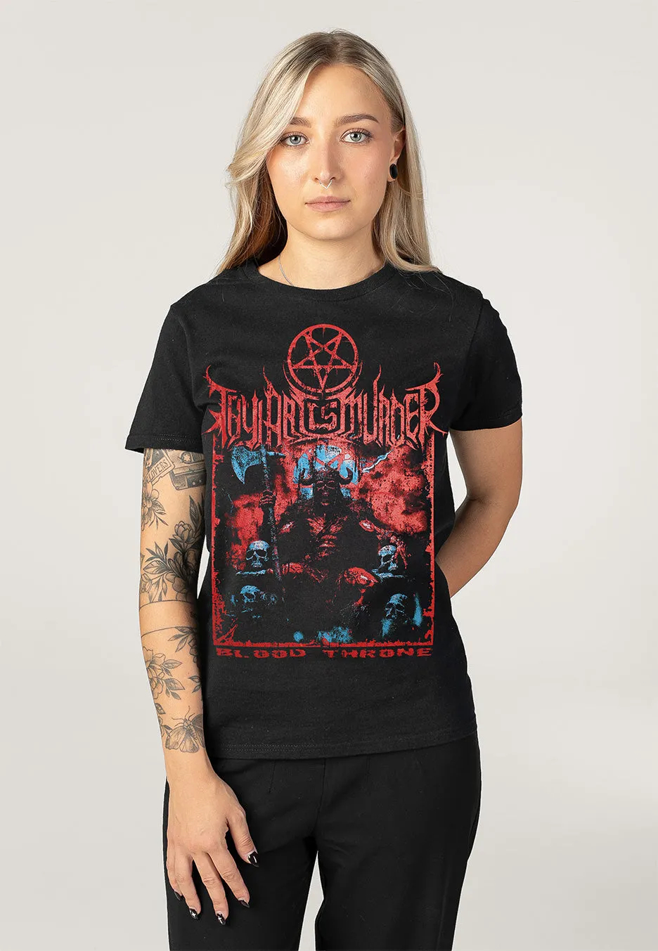 Impericon Blood Throne T-Shirt schwarz Death Metal