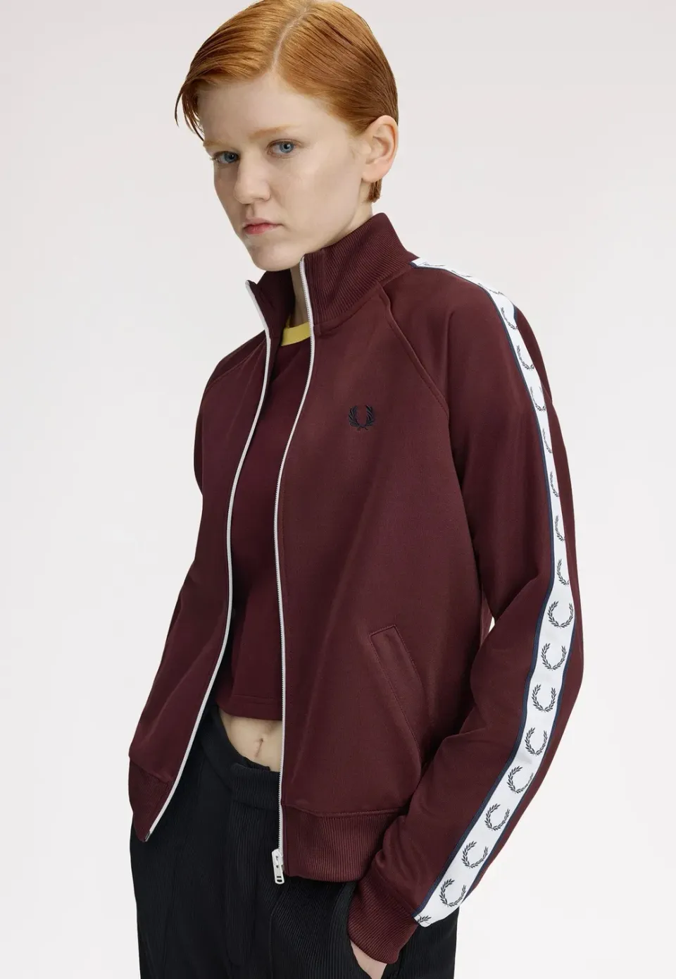 Impericon Taped Oxblood Trainingsjacke burgundy Synthetik