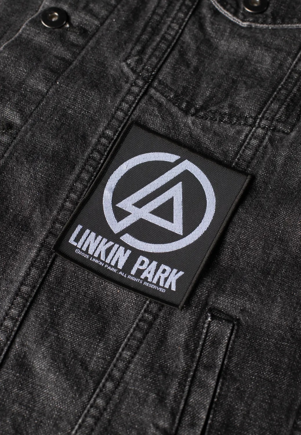 Impericon LP Logo Aufnäher schwarz Polyester