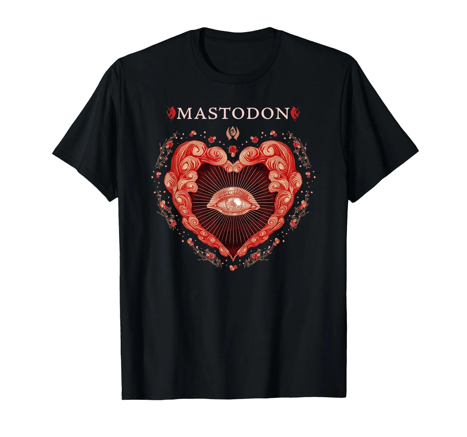 Mastodon Cts Heart T-Shirt Herz-Print