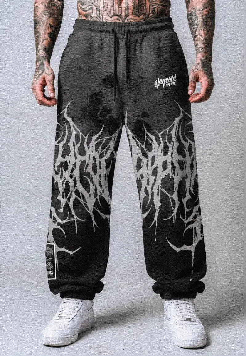 Impericon Reign Of Blood Grey Dye Jogginghose Relaxed Fit