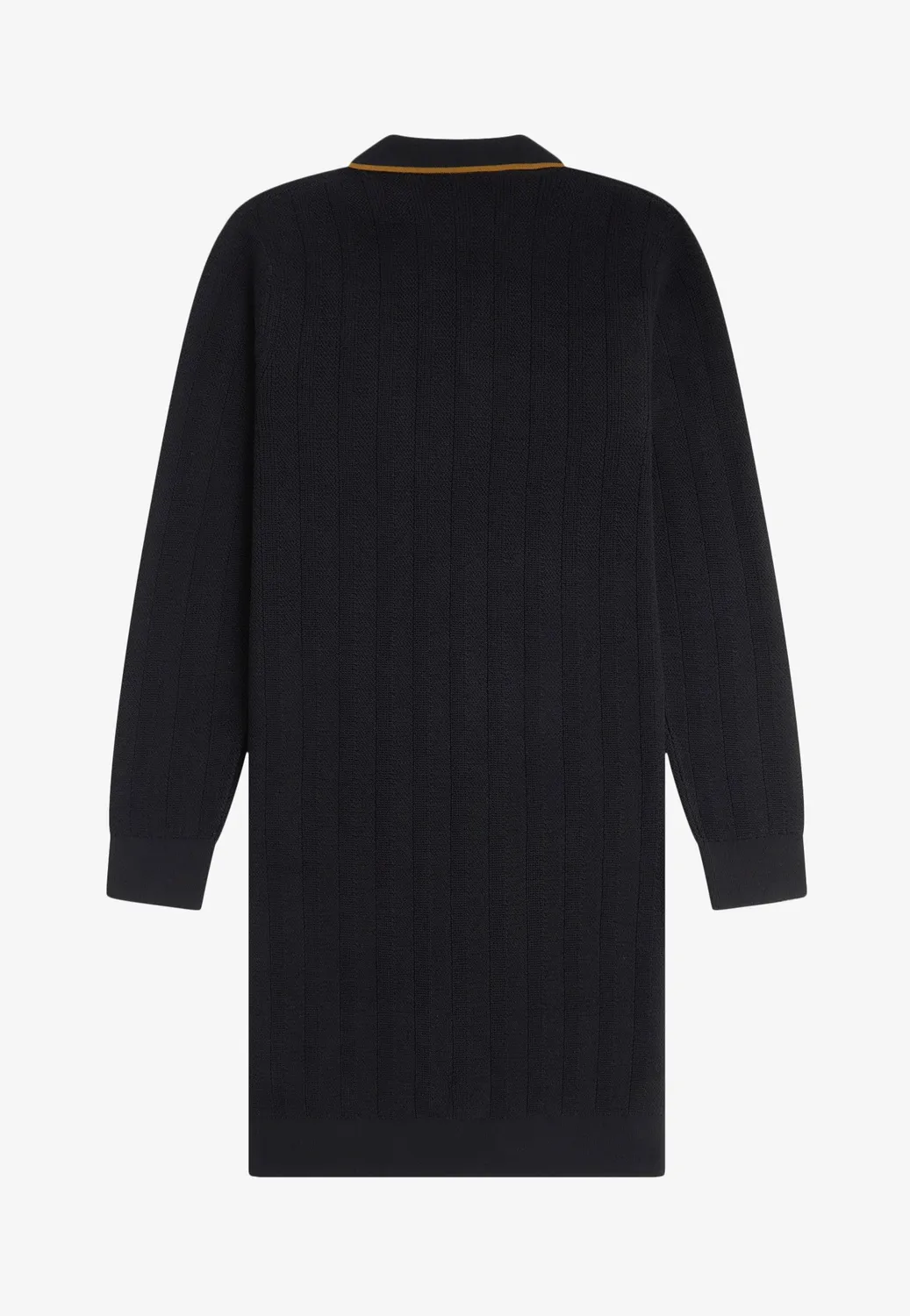 Impericon Textured Knitted Black Kleid schwarz Strick