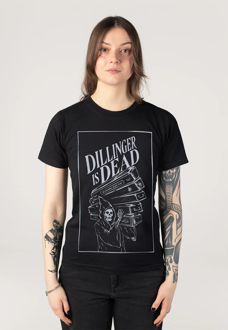 Impericon Dillinger Is Dead T-Shirt schwarz Unisex