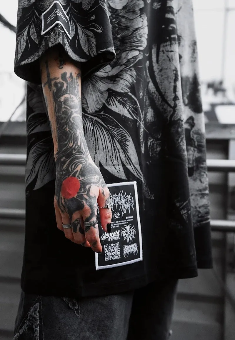 Impericon Heart Like Winter Oversized T-Shirt schwarz