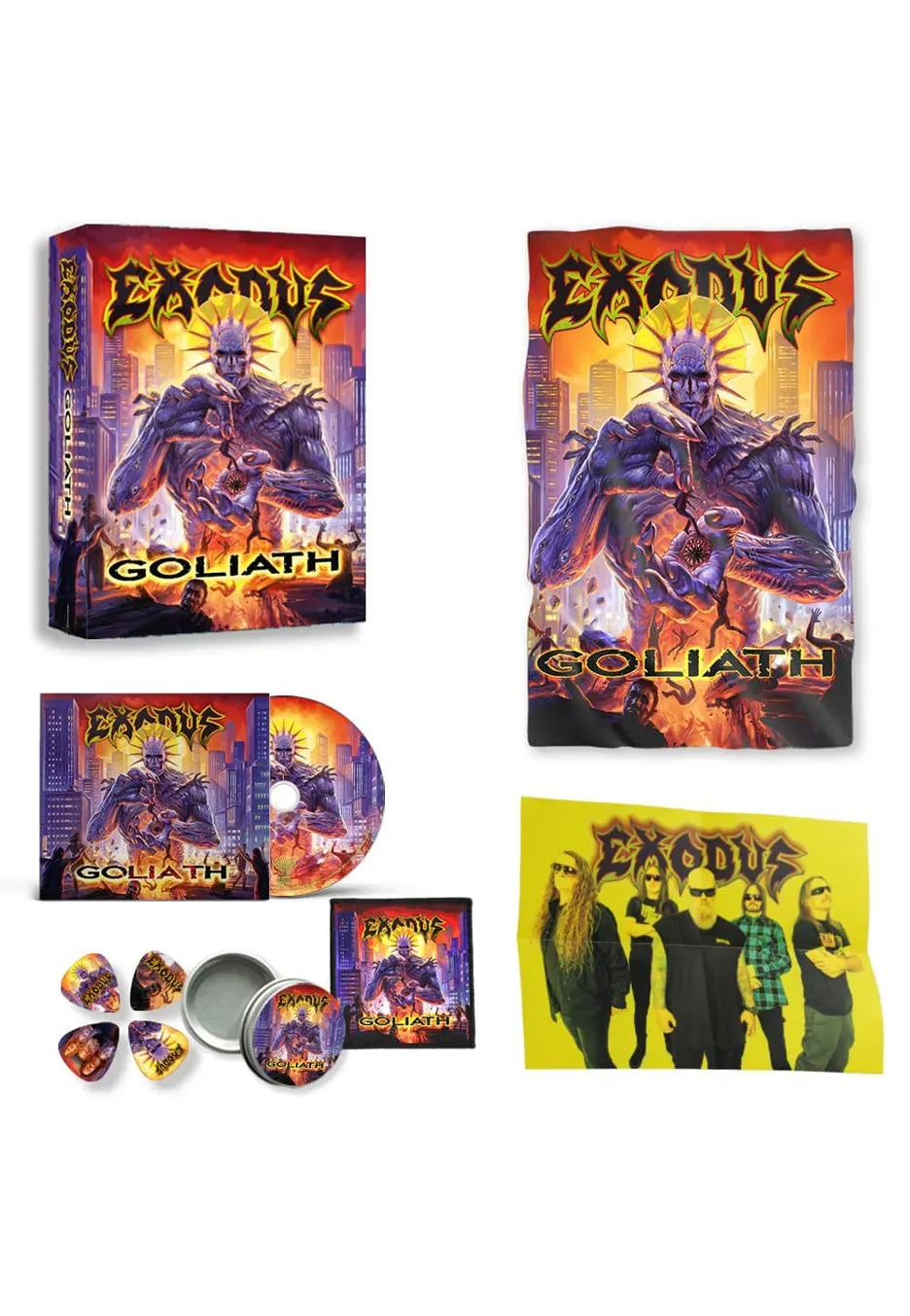 Exodus Goliath Ltd Deluxe Boxset Vinyl Thrash Metal limitiert