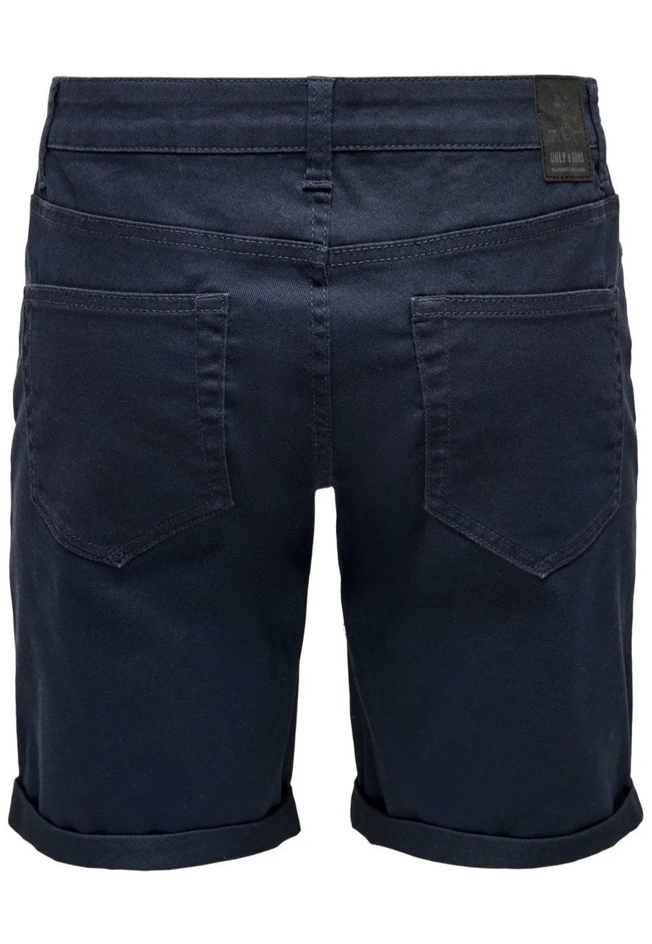 Ply Life Reg Twill Dark Navy Shorts Chino S-XXL