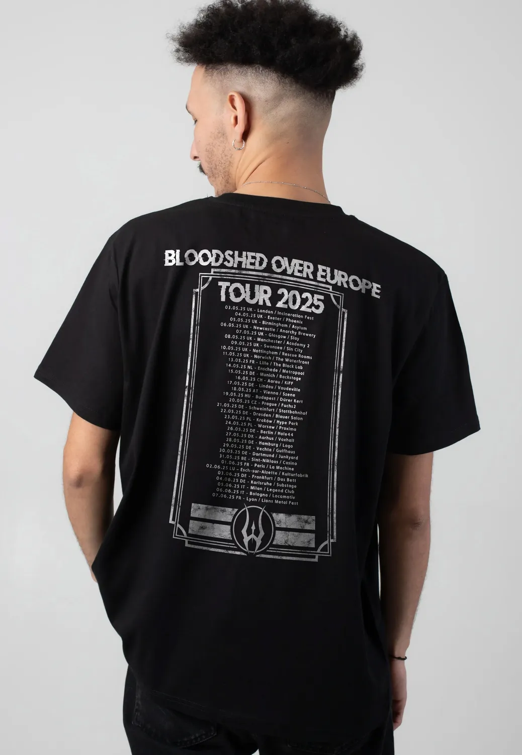 Impericon Vortex Of Violence Tour 2025 T-Shirt schwarz