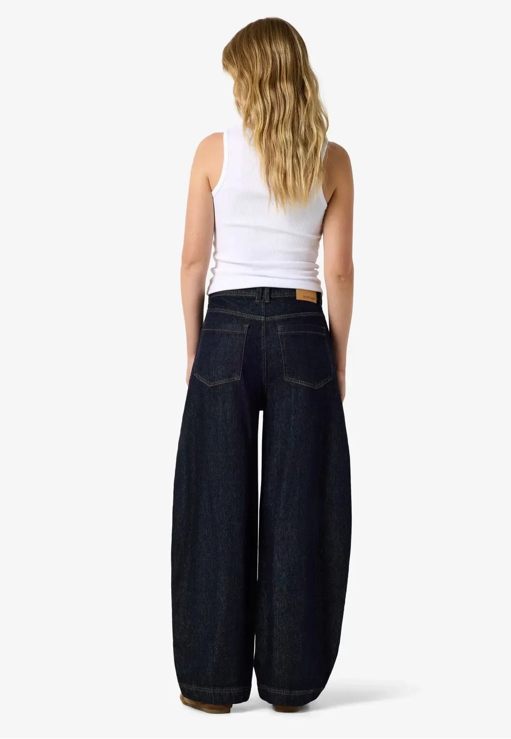 Noah Barrel Dark Blue Denim Jeans Damen Relaxed Fit