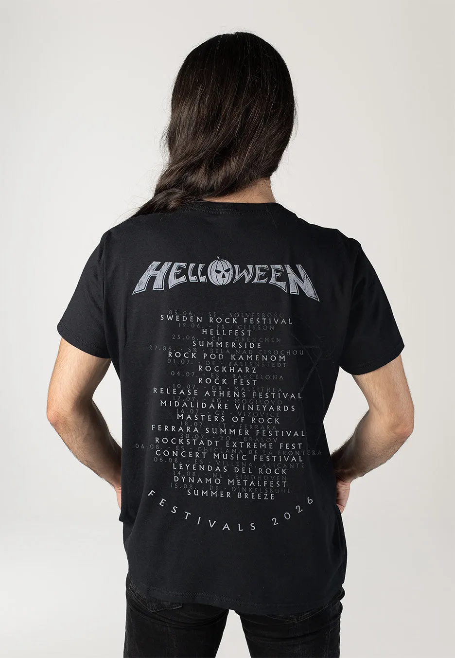 Impericon Classic Logo Festivals 2026 T-Shirt schwarz Heavy Metal
