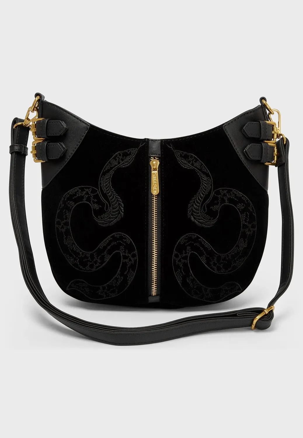 Impericon Adder Black Tasche Onesize Samt schwarz