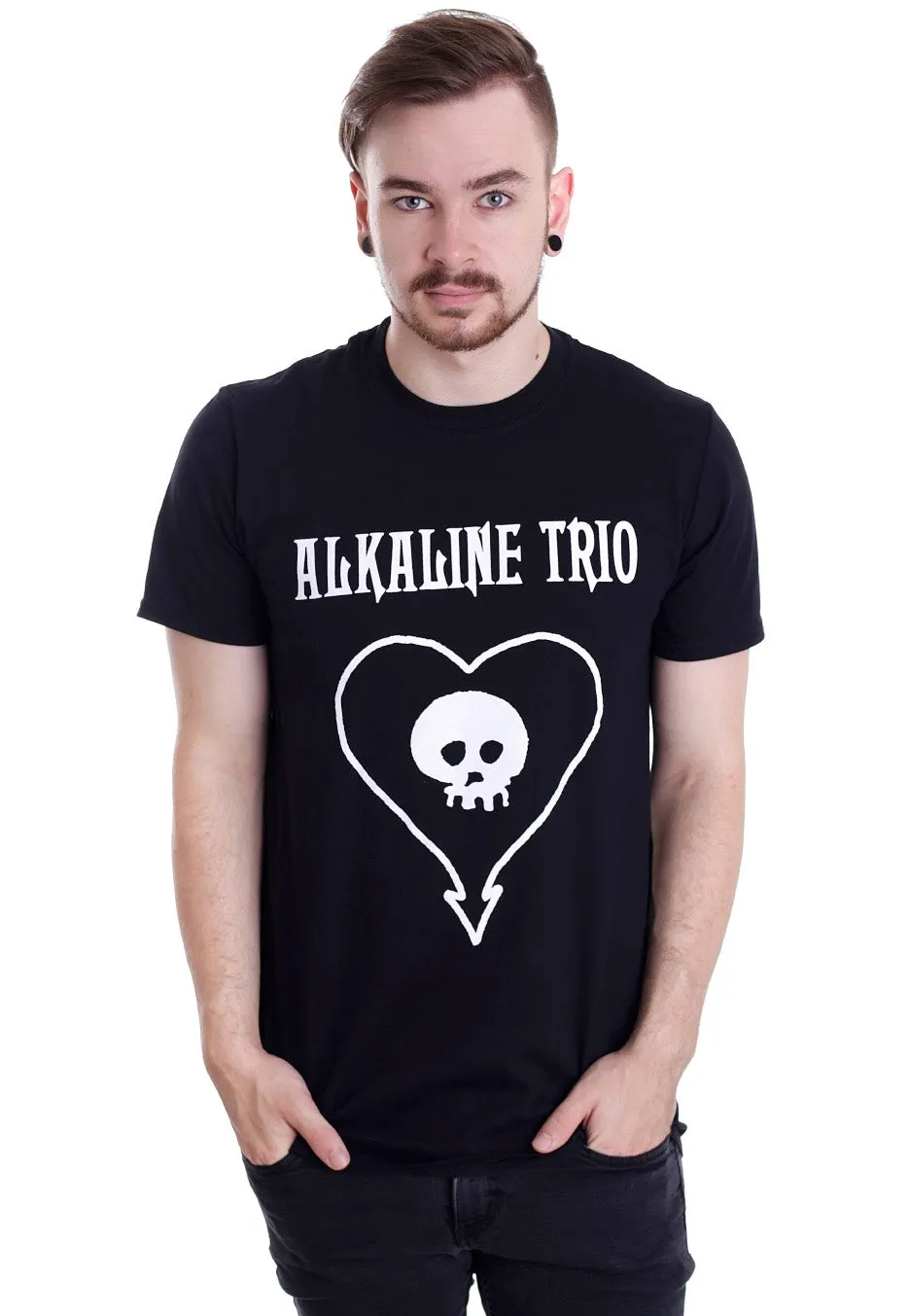 Impericon Classic Heartskull T-Shirt schwarz
