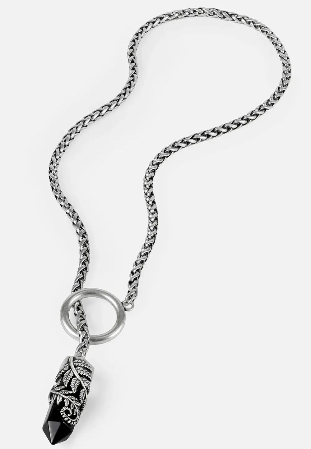 Impericon Crystal Fern O-Ring Silver Kette Onesize silber