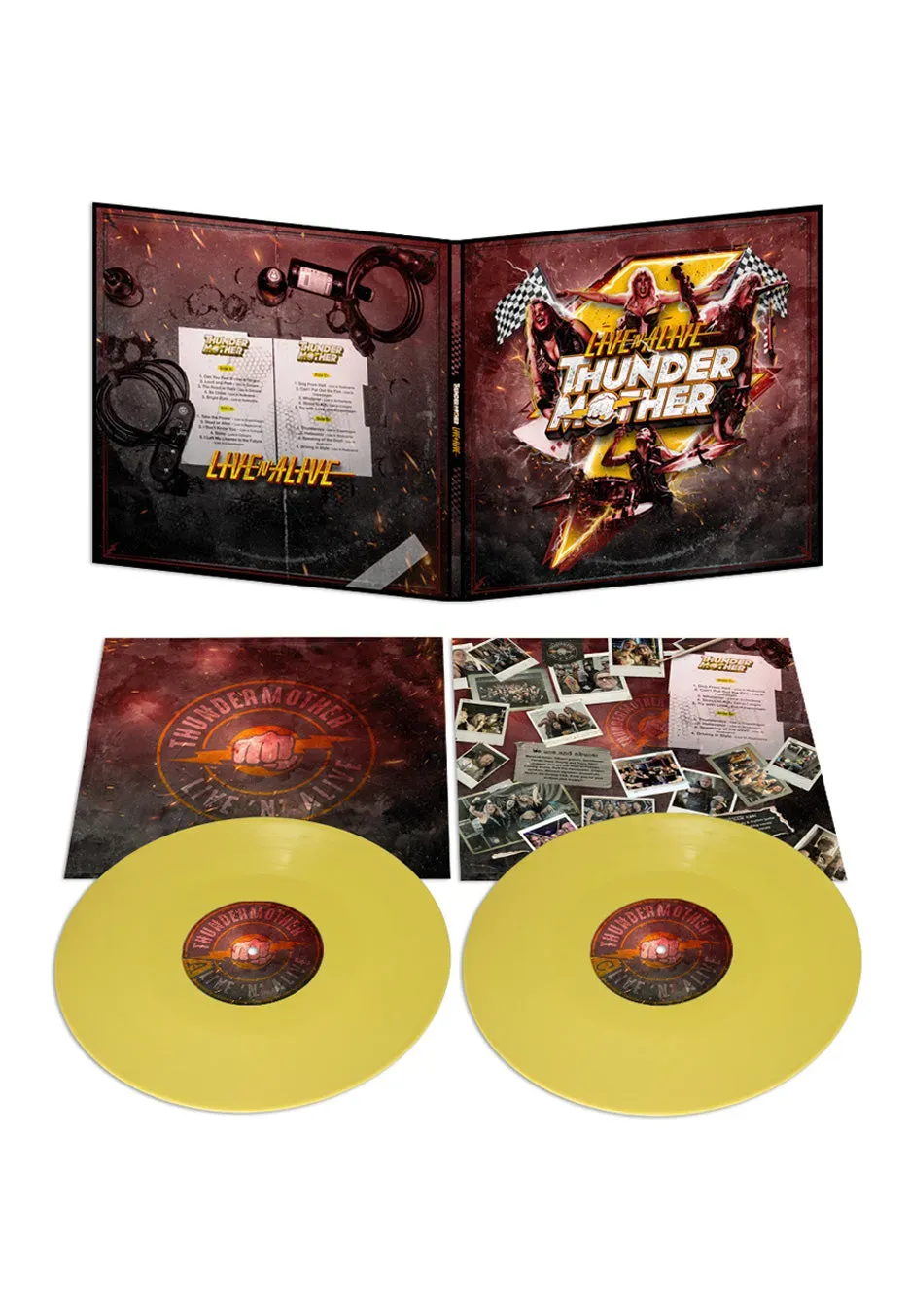 Live'n'Alive Yellow Colored 2 Vinyl Hard Rock