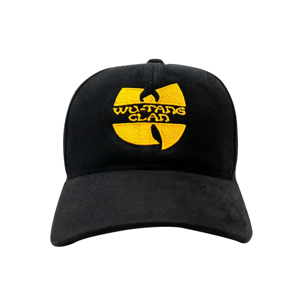 Wu-Tang Wu Gold Dad Hat Cap schwarz Baumwolle