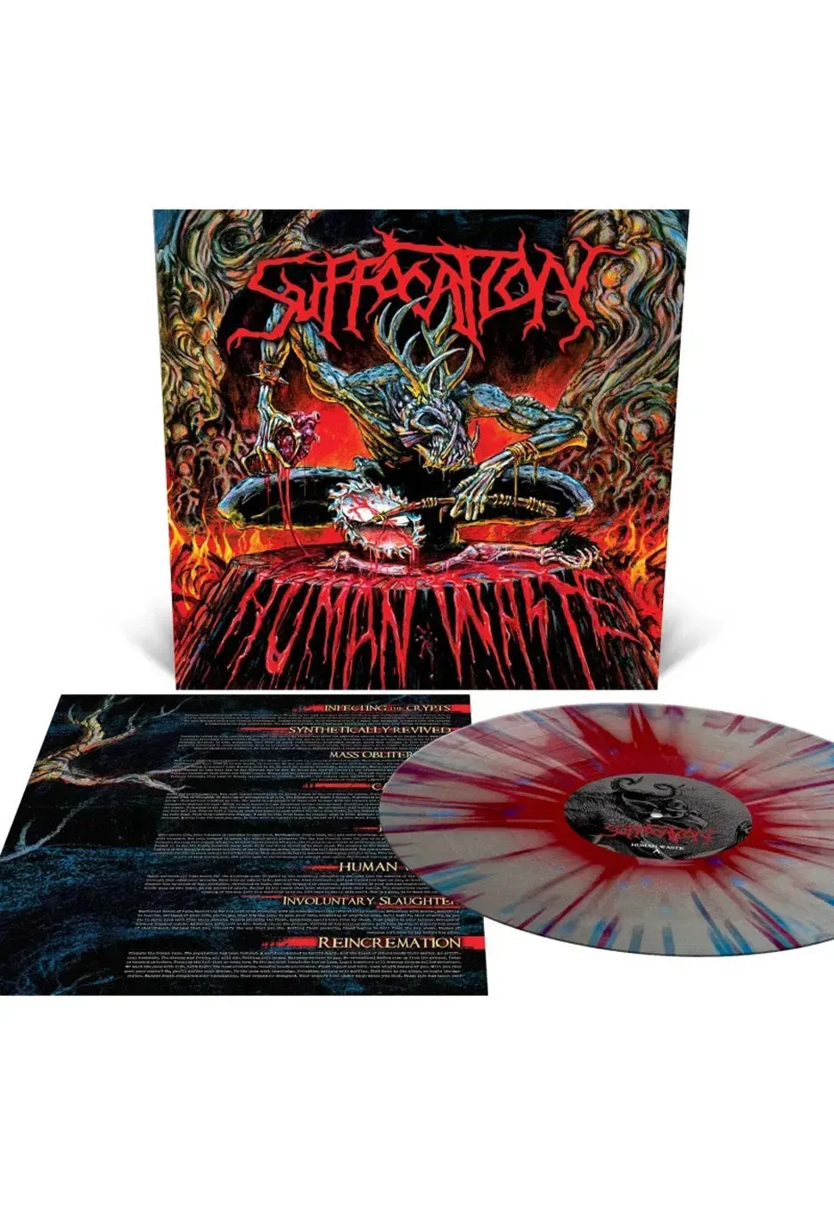 Impericon Human Waste Ltd. Metallic Silver Splatter Vinyl