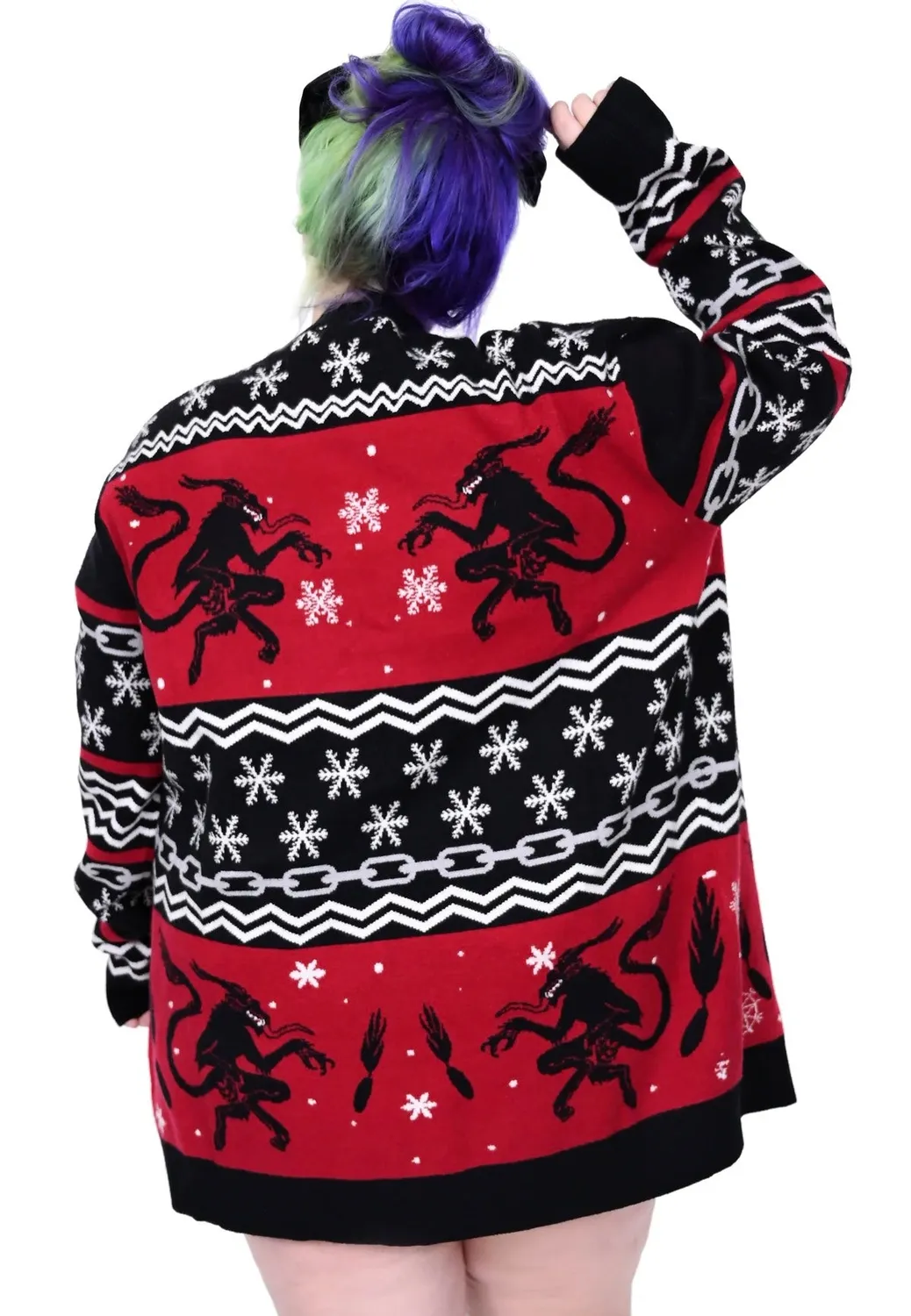 Impericon Krampus Cardigan Damen Bunt Exklusiv