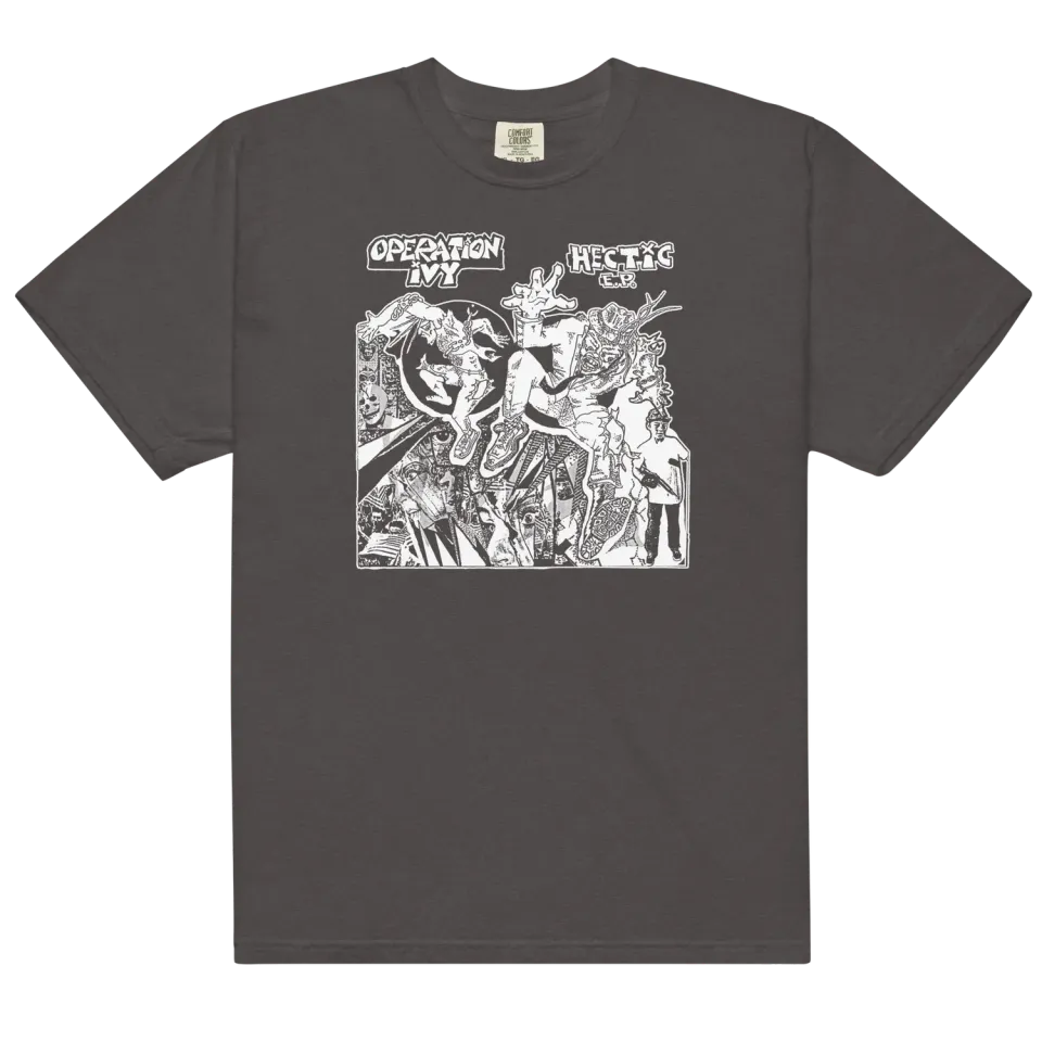 Operation Ivy Hectic T-Shirt Dunkelgrau Baumwolle EP-Print