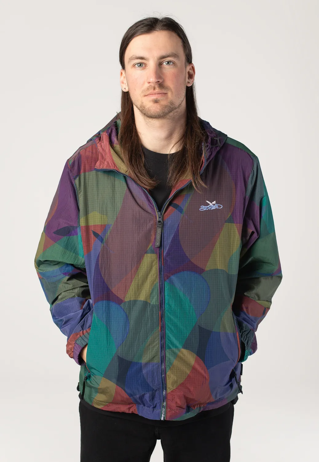 Impericon Stohead Artisaner Dark Teal Jacke blau Nylon