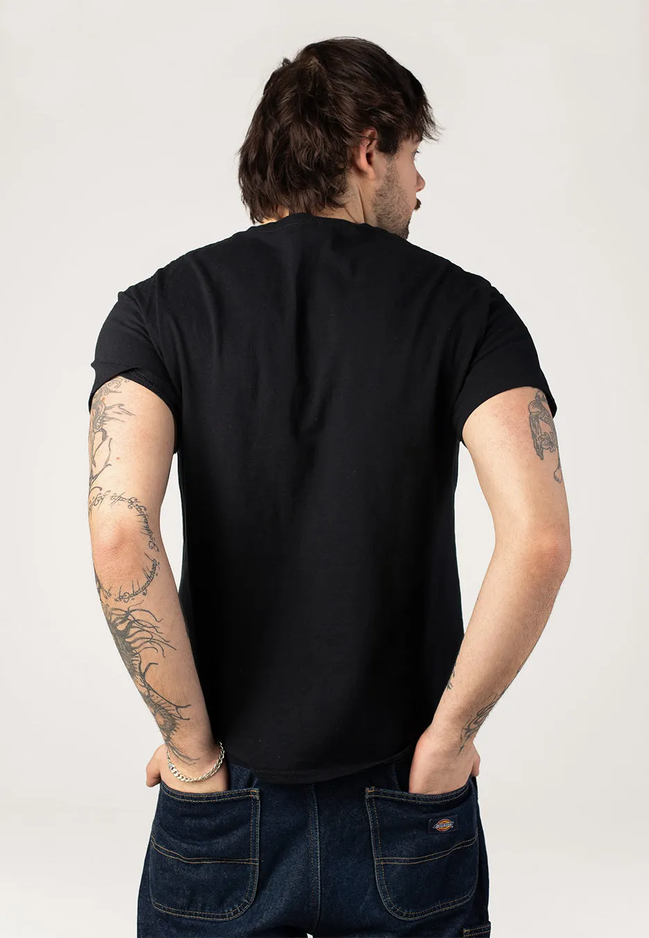 Tube T-Shirt schwarz Jersey S bis 3XL Unisex