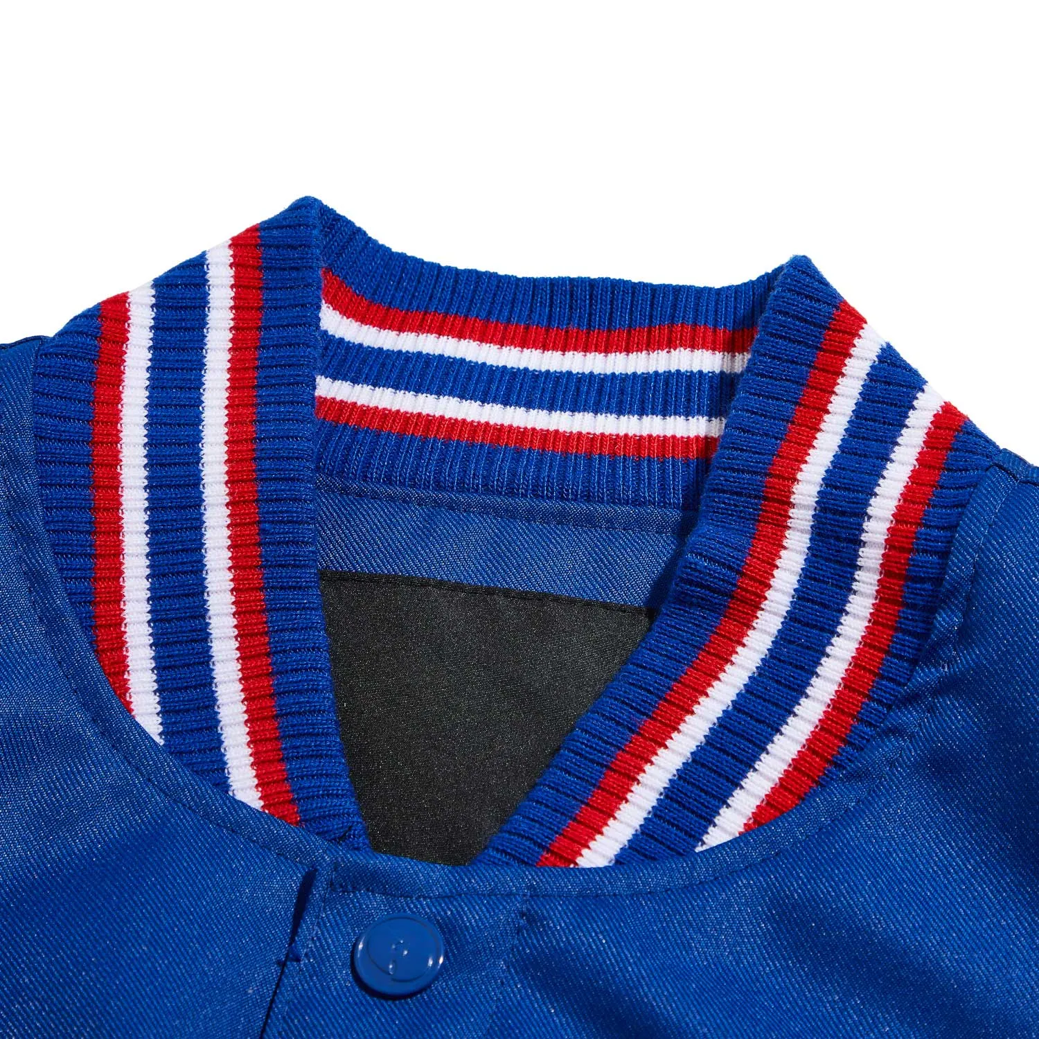 Wu-Tang All-City Jacket Rot-Blau College-Jacke