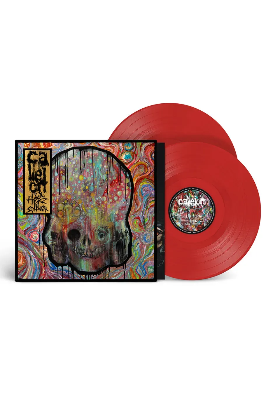 Callejon Das Herz ist schwer Doppel-Vinyl Rot 2LP Metalcore