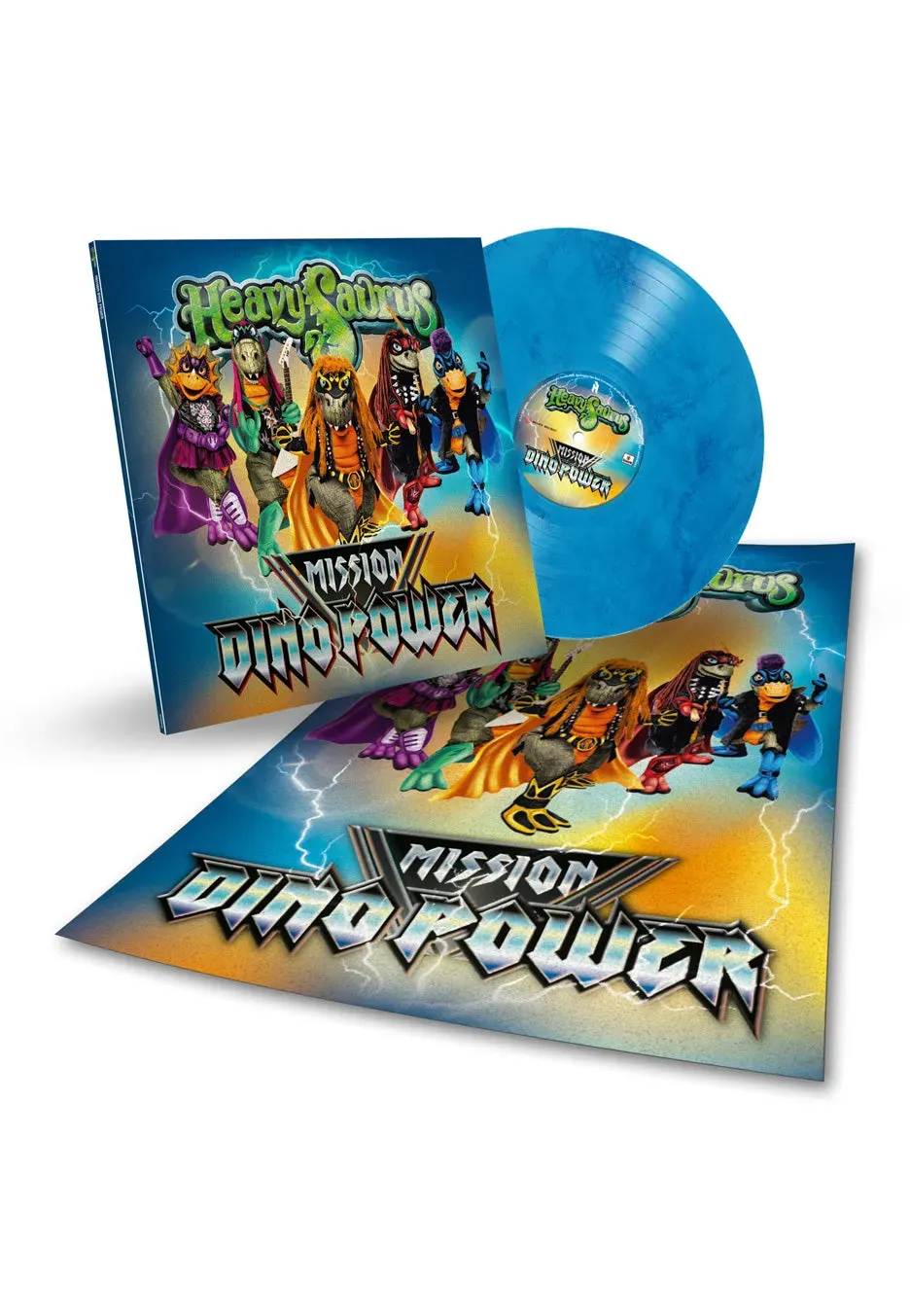 Impericon Mission Dino Power Vinyl Blue Heavy Metal
