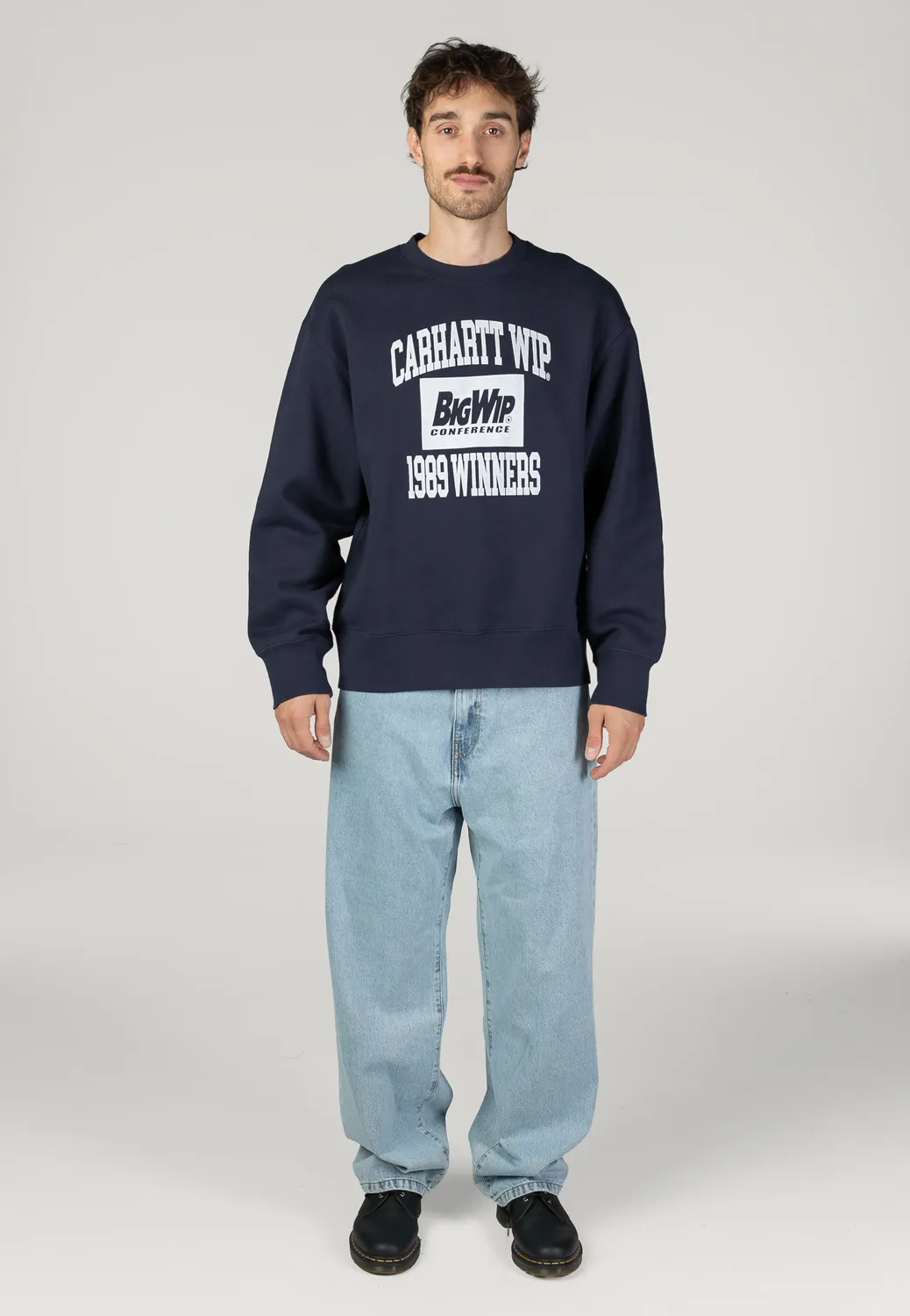 Impericon 1989 Winners Heavy Stone Wash Sweater navy Stone Wash