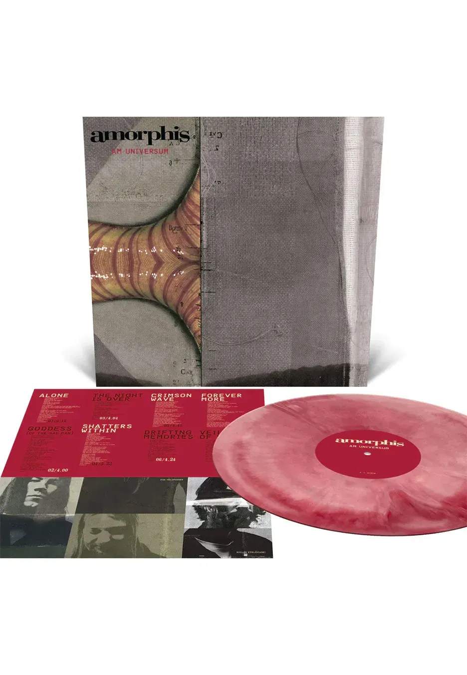Impericon Am Universum Bone White Oxblood Galaxy Vinyl LP farbig
