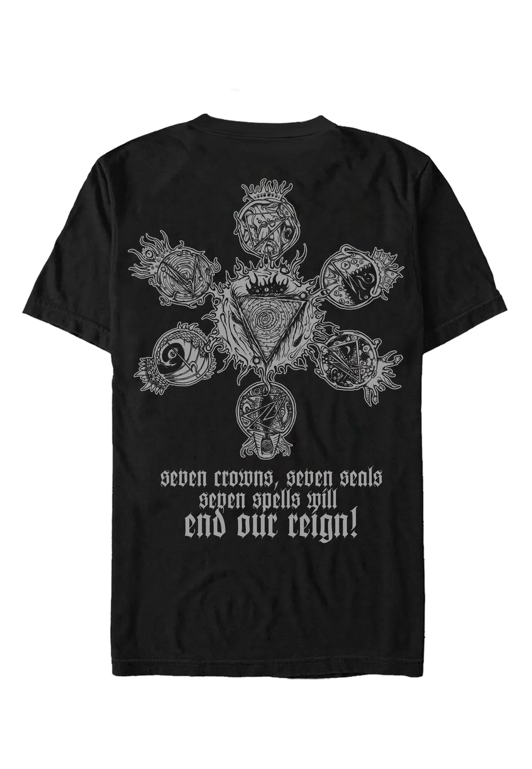 Sulphur Aeon Seven Crowns And Seven Seals T-Shirt Schwarz
