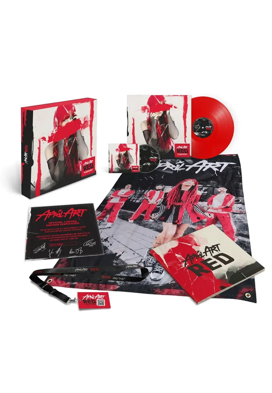 RED Ltd. Red Vinyl Boxset rot limitiert LP+CD