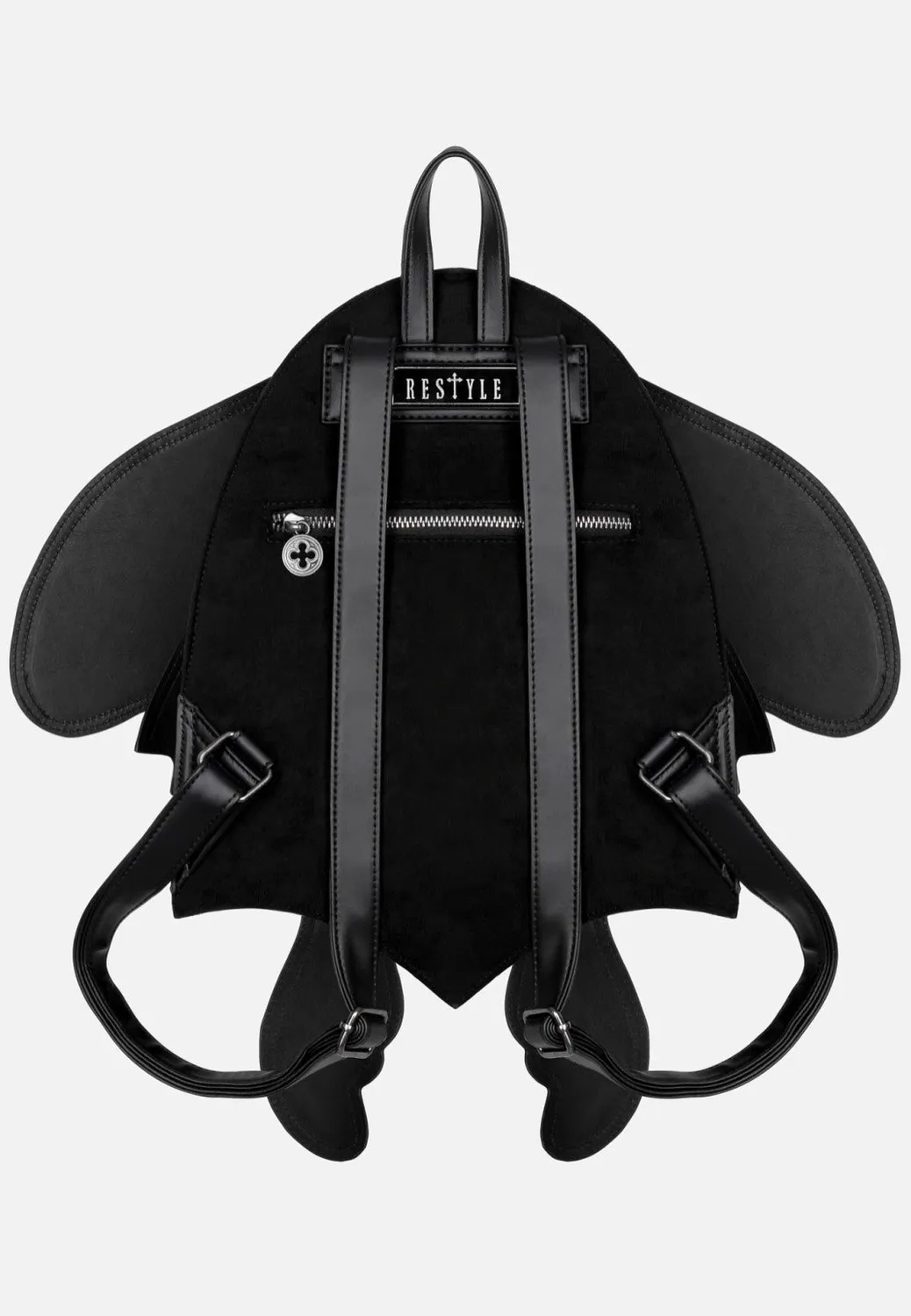 Impericon Ashira Moth Black Rucksack Samt schwarz