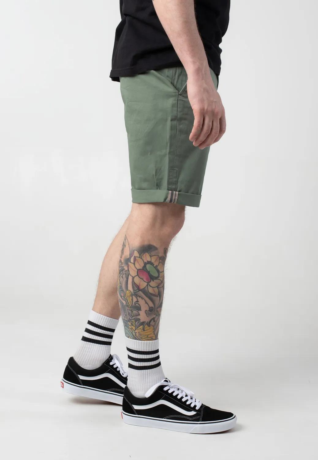 Impericon Signature Chino Pale Khaki Shorts W30