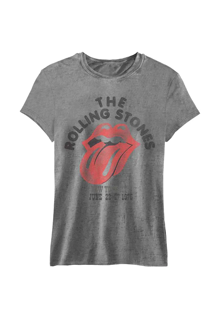 Impericon NYC 1975 Burnout Grey Girly T-Shirt grau