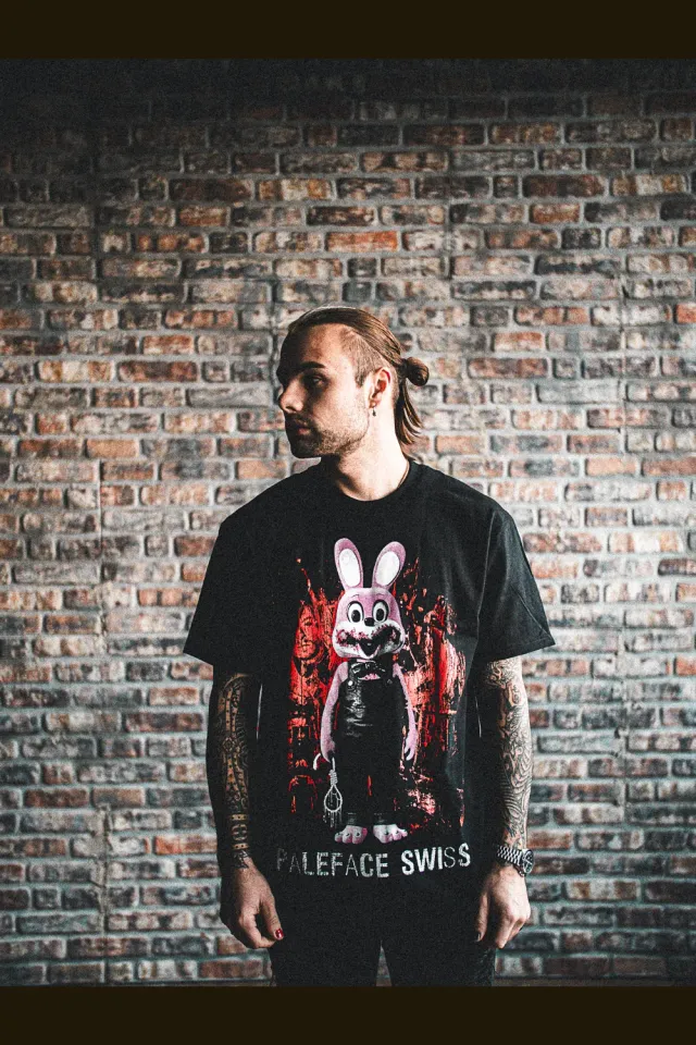 Paleface Swiss Mad Bunny Shirt 203gsm schwarz