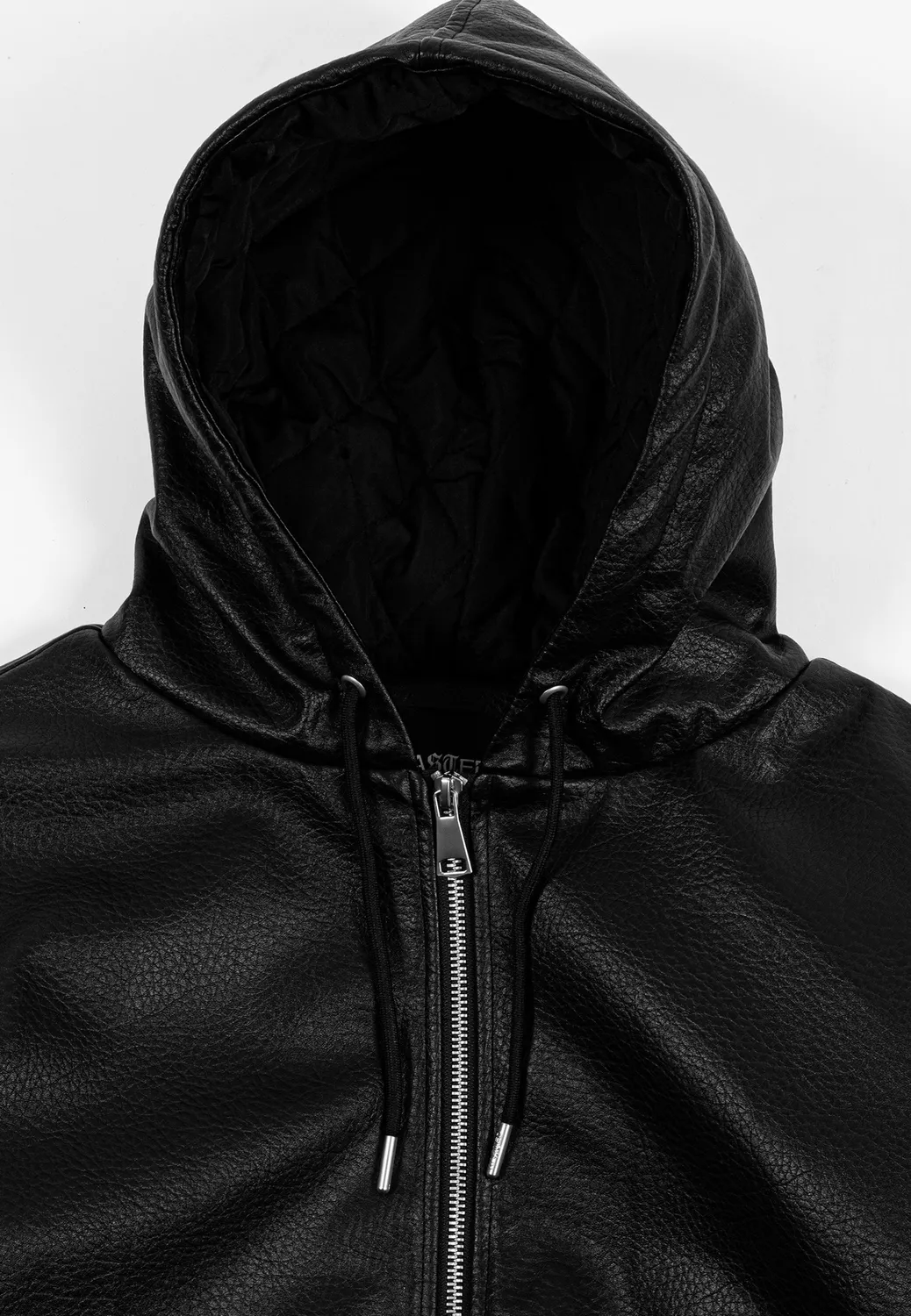 Impericon Nifty Shelter Black Lederjacke M Kunstleder