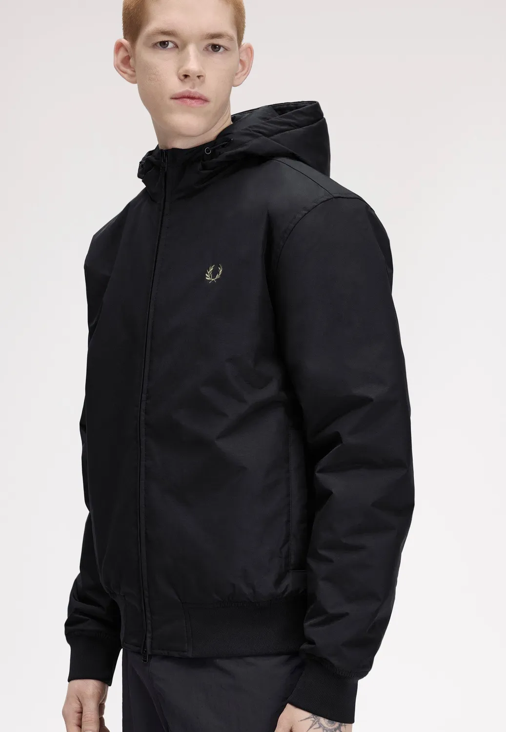 Impericon Brentham Hooded Übergangsjacke schwarz Synthetik