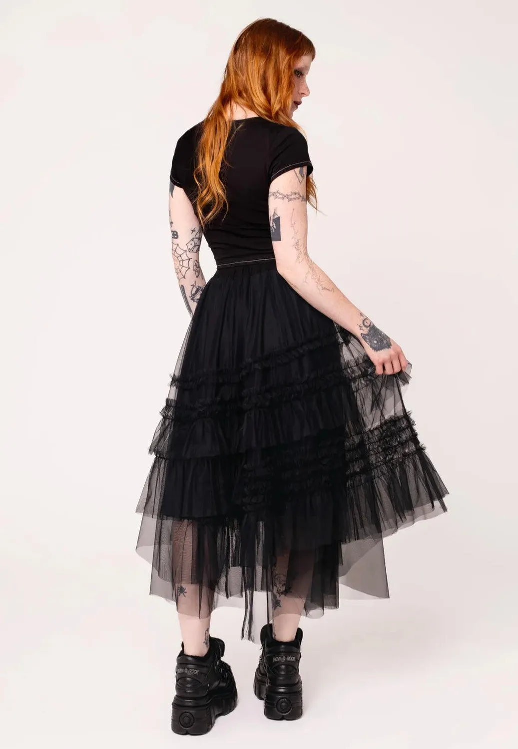 Impericon Prudence Black Rock Damen schwarz Viskose
