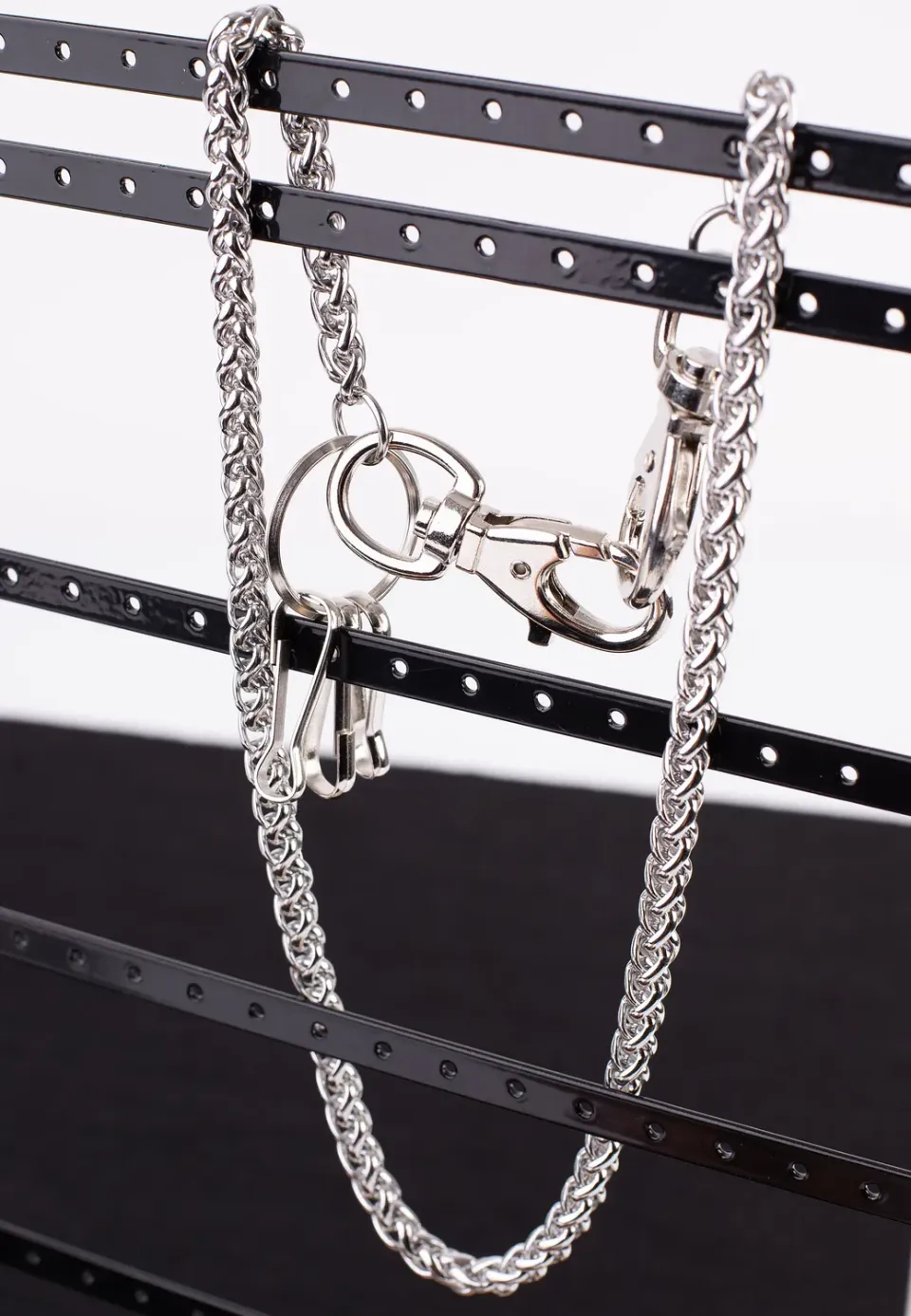 Impericon Metal Braid Wallet Chain grau
