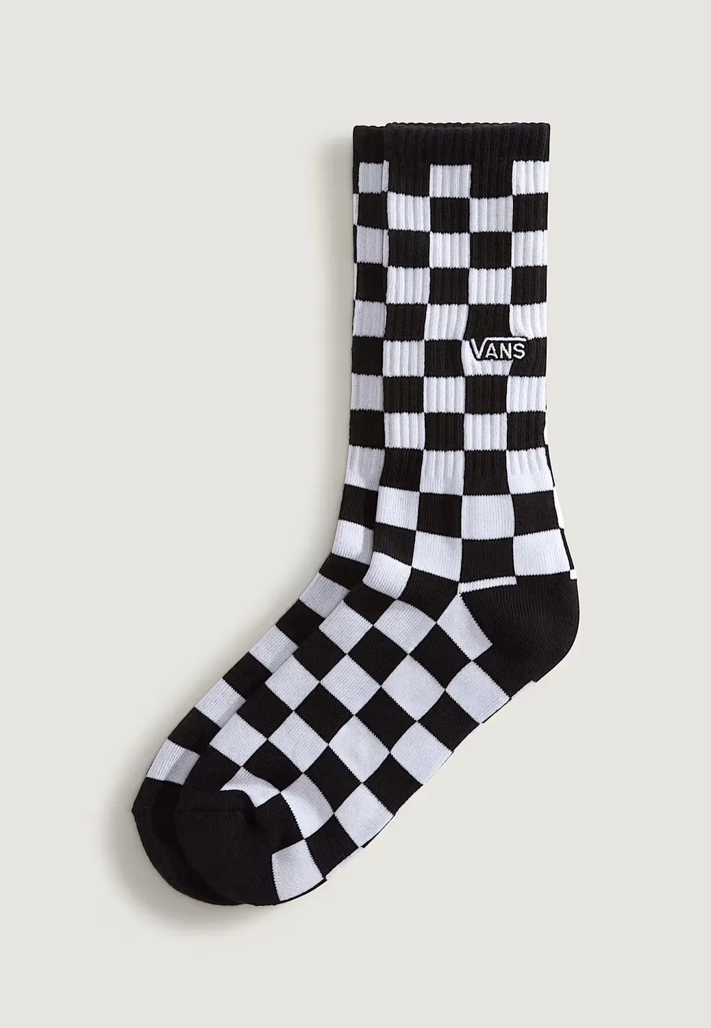 Impericon Checkerboard Crew Socken schwarz-weiß Jacquard