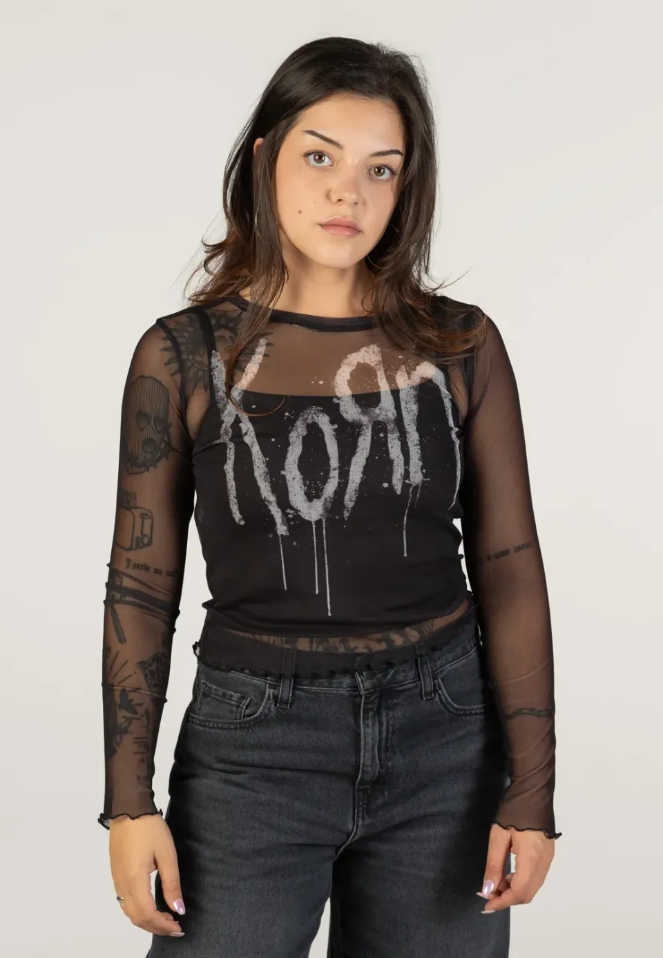 Impericon Still A Freak Mesh Longsleeve Schwarz