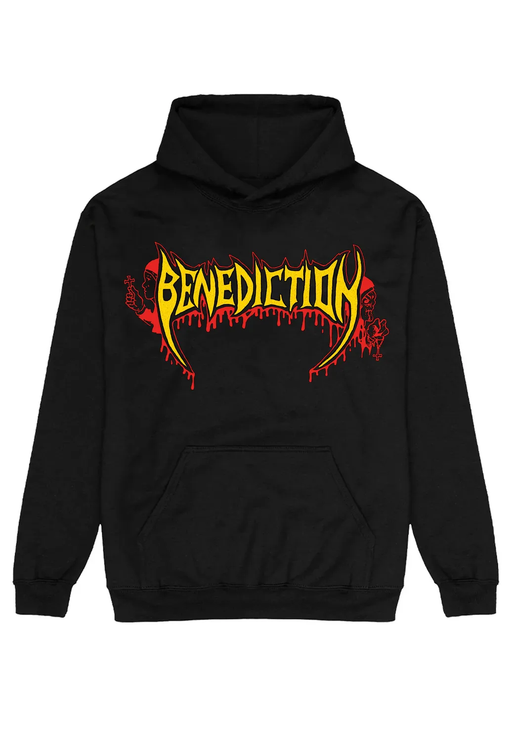 Impericon Scriptures Hoodie schwarz S bis 3XL