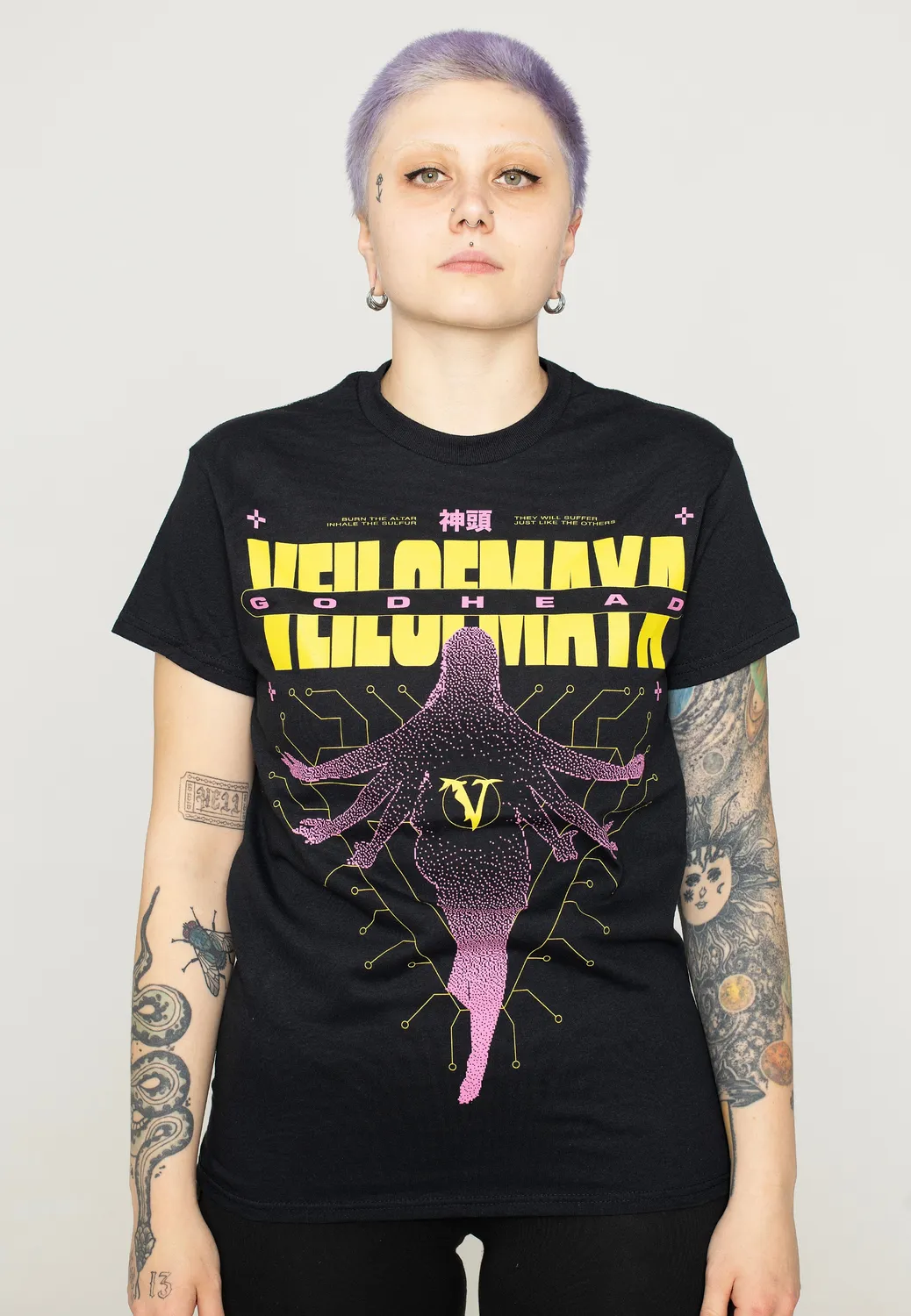 Impericon Hologram T-Shirt schwarz Unisex