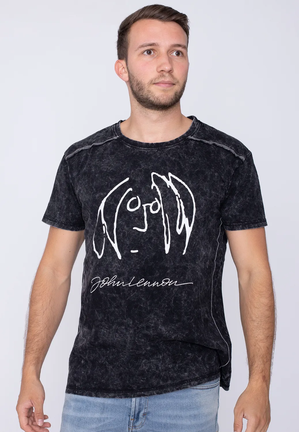 Impericon Self Portrait Snow Wash T-Shirt schwarz